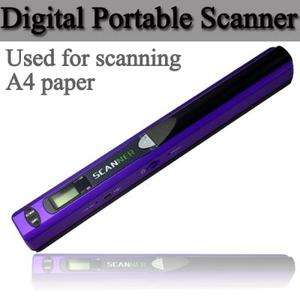   Cordless HAND HELD A4 Digital Color Portable Compact Scanner E004