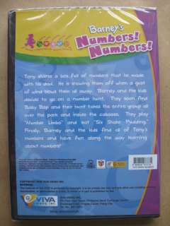 Barney and Friends Barneys Numbers Numbers DVD NEW  