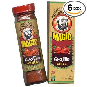 Magic Seasoning Blends Guajillo Chili, 1.3 Ounce Bottles (Pack of 6 