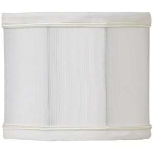  White Oval Lamp Shade 6x6x5 (Clip On)