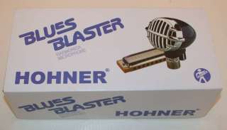 HOHNER Blues Blaster Harmonica Microphone w/ Cable, Model 1490  