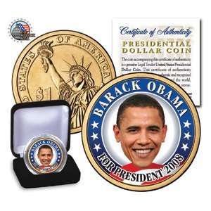  Barack Obama Colorized Coin 