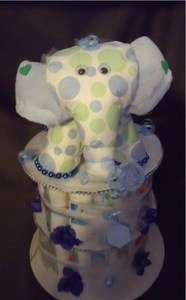   Jungle Baby Shower Centerpiece Safari Diaper Cake Decoration Gift