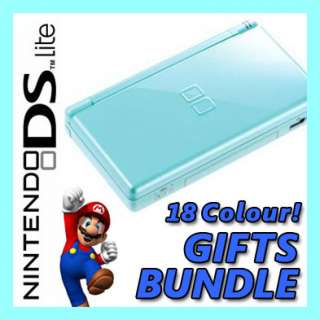 BRAND NEW [ICE BLUE] Nintendo DS Lite Handheld Game Console System 
