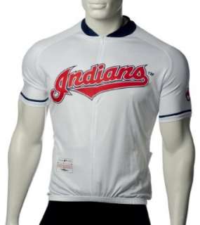  MLB Cleveland Indians Mens Cycling Jersey: Clothing
