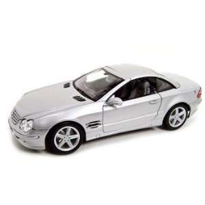    Mercedes SL500 Coupe Silver 118 Diecast Model 