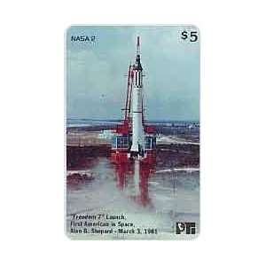   NASA 2 $5. Freedom 7 Launch 03/03/61 Alan Shepard 1st USA in Space