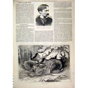  1880 Portrait Arrigo Boito Composer Hare Under Tree