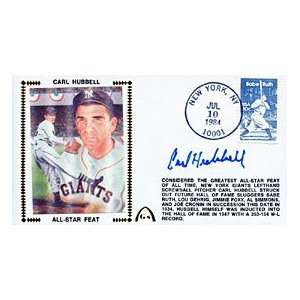Carl Hubbell Autographed / Signed First Day Cover