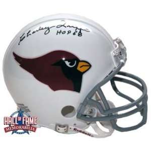 Charley Trippi Autographed/Hand Signed Cardinals Mini Helmet with HOF 