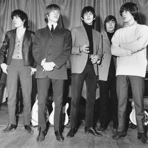 Rolling Stones Mick Jagger, Keith Richards, Brian Jones, Charlie Watts 