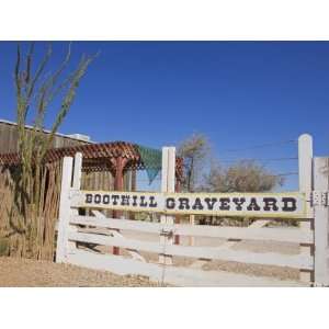 Boothill Graveyard Gate, Tombstone, Cochise County, Arizona Stretched 