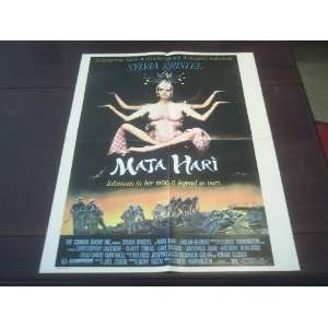 Original Movie Poster Mata Hari Sylvia Kristel Curtis Harrington 1985