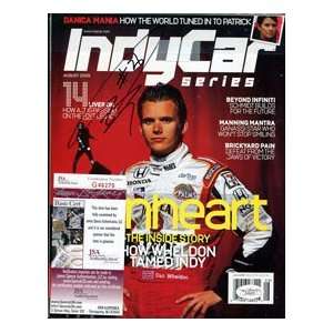  Dan Wheldon Autographed Indy Car Magazine: Sports 