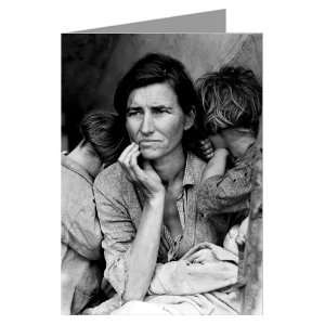   Day Card (10x13 inch) of Diane Arbuss Migrant Mother