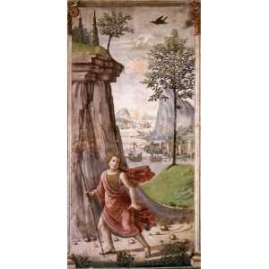 FRAMED oil paintings   Domenico Ghirlandaio   24 x 48 inches   St John 