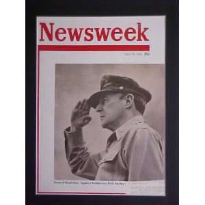  General Douglas MacArthur July 10 1950 Newsweek Magazine 
