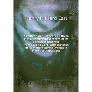   . valuable statistical tables, etc.: Henry Hilliard Earl: Books