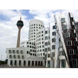 The Neuer Zollhof Building by Frank Gehry at the Medienhafen 