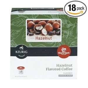 Gloria Jeans Hazelnut Coffee Keurig K Cups, 18 Count  
