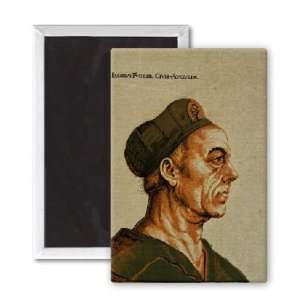  Jakob Fugger (woodcut) by Hans Burgkmair   3x2 inch Fridge 