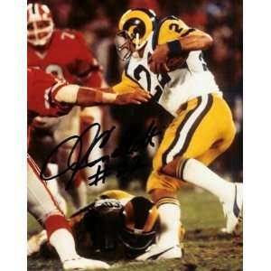 John Cappaletti Autographed/Hand Signed Los Angeles Rams 