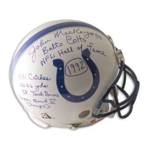 John Mackey Autographed Pro Line Helmet  Details: Baltimore Colts, 6 