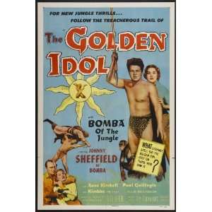   Golden Idol Poster 27x40 Johnny Sheffield Anne Kimbell Paul Guilfoyle