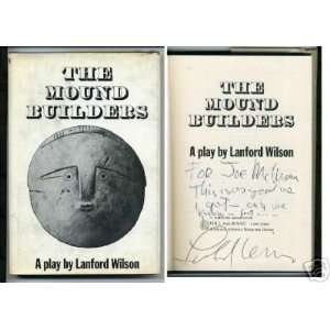 Lanford Wilson The Mound Builders Signed Autograph Book   Sports 