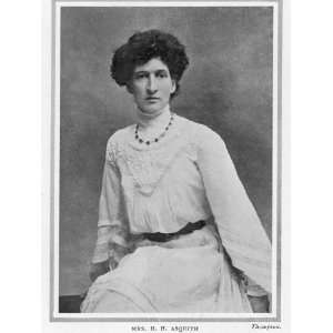 Margot Asquith Emma Alice Margaret Nee Tennant Second Wife of H H 