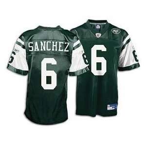  Mark Sanchez New York Jets Green Youth Replica Jersey 