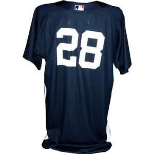 Melky Cabrera #28 2008 Yankees Game Used Home Batting Practice Jersey