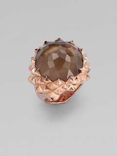 Stephen Webster   Smoky Quartz and Mother of Pearl Ring