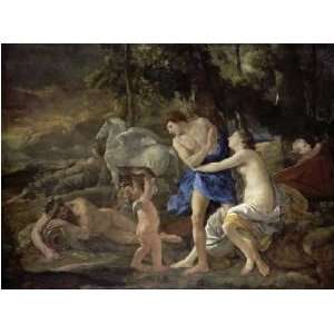  Cephalus & Aurora by Nicolas Poussin. Size 16.00 X 11.88 