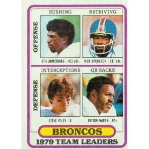  1980 Topps #151 Denver Broncos TL / Rick Upchurch   Denver 