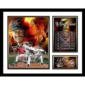  Roger Clemens Houston Astros MLB Framed Photograph 7th Cy Young 