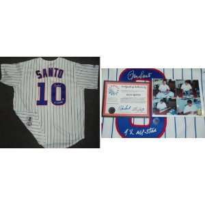 Ron Santo Signed Cubs Majestic Rep Jersey