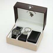 Polo Association Two Tone Watch, Key Chain and Money Clip Set
