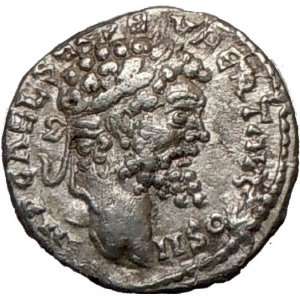 SEPTIMIUS SEVERUS 194AD Ancient Rare Emesa Silver Roman Coin 