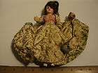 Hard Plastic Victorian Style Doll with Closing Eyes and