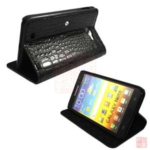   Leather Case Cover Flip Pouch for Samsung Galaxy Note GT N7000/i9220