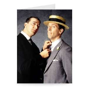 Stephen Fry and Hugh Laurie   Greeting Card (Pack of 2)   7x5 inch 