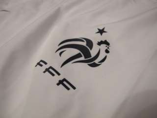   FRANCE FFF FOOTBALL SOCCER TRACKSUIT TRAINING SUIT WHITE M NSW  