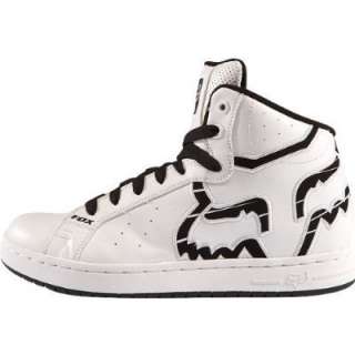 Fox Racing Forever Classic High Top Shoes White Black Size 11  