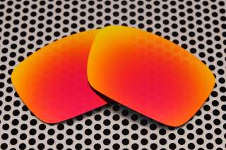   Fire Red Replacement Lenses for Oakley Fuel Cell Sunglasses  