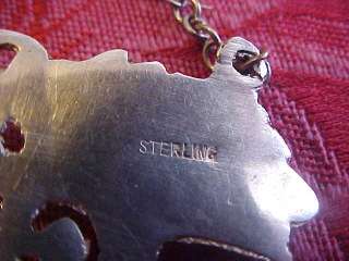 GIN Sterling Silver Liquor Decanter Label Bottle Tag  