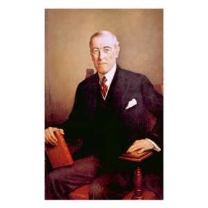 Woodrow Wilson, U.S. President Premium Poster Print, 18x24