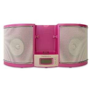   Portable Docking Station for iPod (Pink): MP3 Players & Accessories