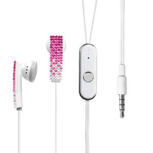 BLING Stereo Handsfree Headsets 4 HTC myTouch 4G   PINK  