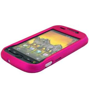 HOT Pink Hard Rubber Case Cover for T Mobile MyTouch 4G  